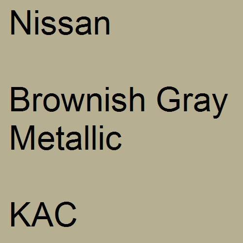 Nissan, Brownish Gray Metallic, KAC.